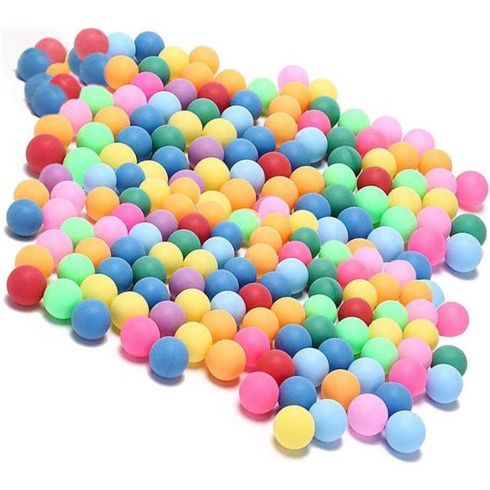 60 Pack Ping Pong Balls, Assorted Color Table Tennis Balls, Multi-Color